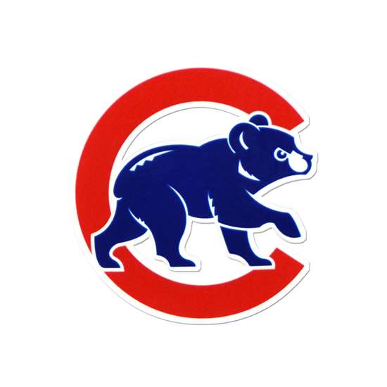 Chicago Cubs Laser Cut Logo Steel Magnet-Bear in "C"                                 