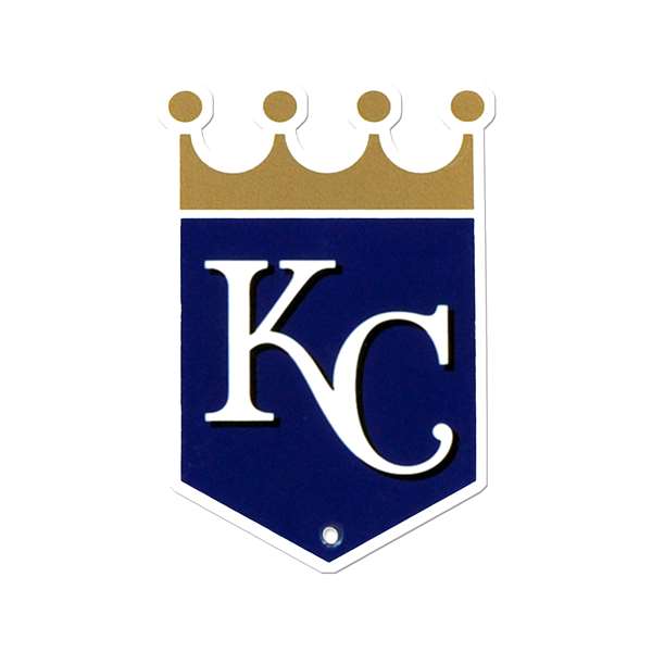 Kansas City Royals Laser Cut Logo Steel Magnet-Primary Logo   