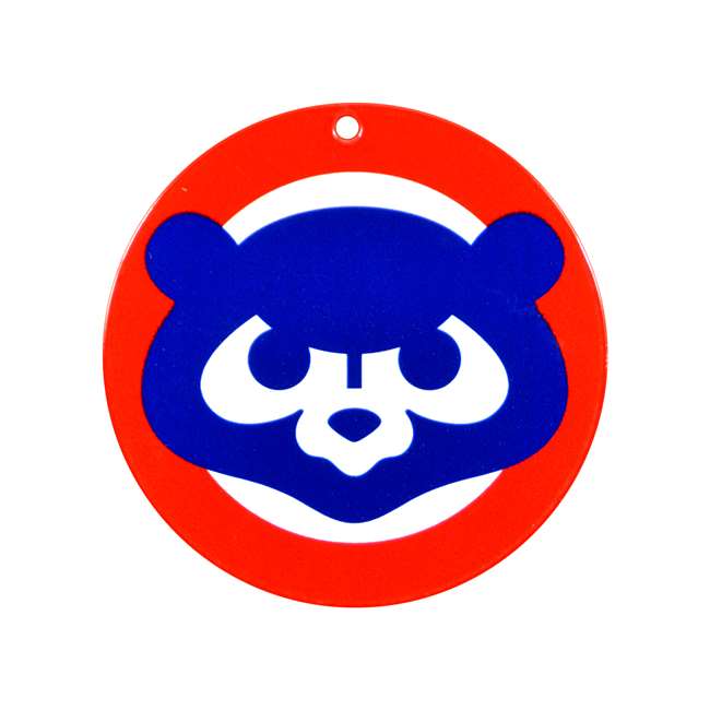 Chicago Cubs Laser Cut Logo Steel Magnet-1979 Bear