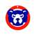 Chicago Cubs Laser Cut Logo Steel Magnet-1994 Bear                                    