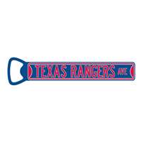 Texas Rangers  Steel Bottle Opener 7" Magnet   