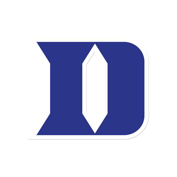 Duke Blue Devils Laser Cut Logo Steel Magnet-Primary Iron D
