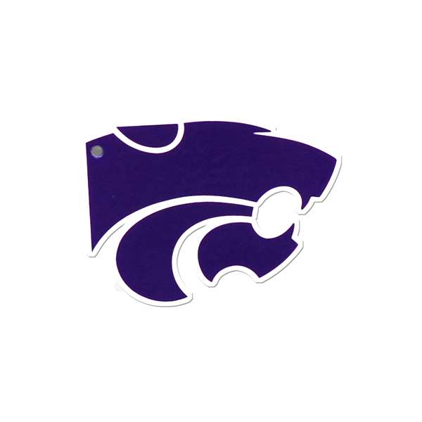 Kansas State Wildcats Laser Cut Logo Steel Magnet-K-State Powercat   