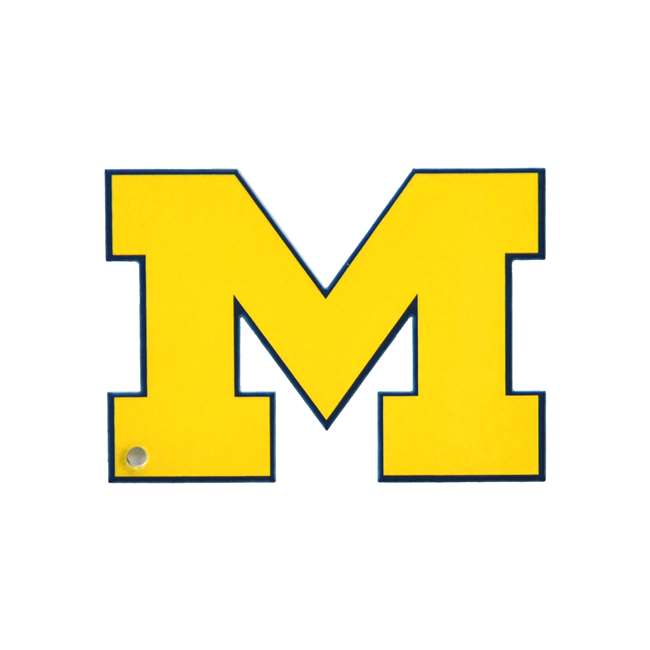 Michigan Wolverines Laser Cut Logo Steel Magnet-M Primary Logo   