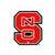 North Carolina State Laser Cut Logo Steel Magnet-Primary Logo   