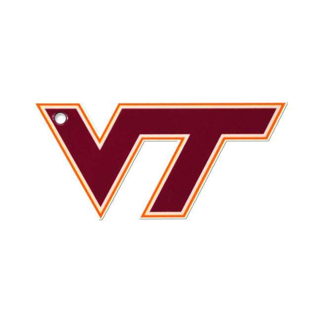 Virginia Tech Hokies Laser Cut Logo Steel Magnet-Primary Logo   