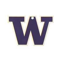 Washington Huskies Laser Cut Logo Steel Magnet-Primary Logo   