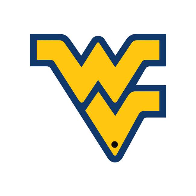 West Virginia Mountaineers Laser Cut Logo Steel Magnet-Primary Logo