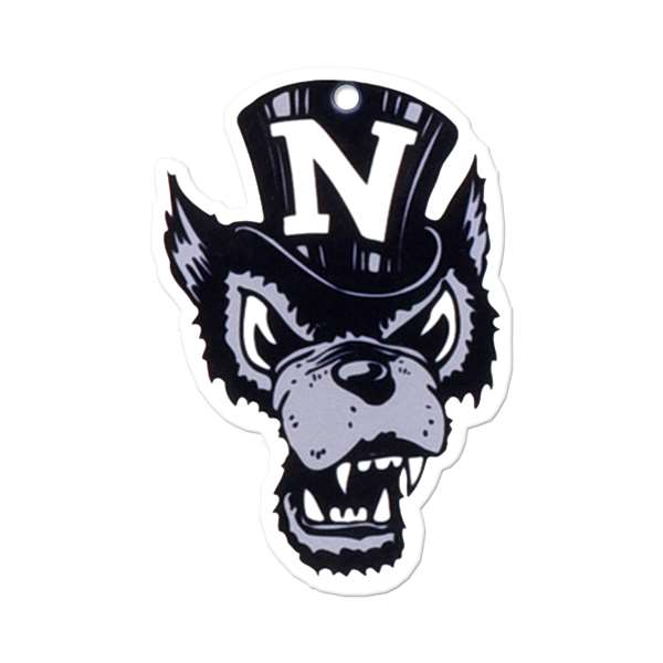 Nevada Wolfpack Laser Cut Logo Steel Magnet-Wolfie Mascot