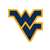 West Virginia Mountaineers Laser Cut Logo Steel Magnet-WV Blue w/Gold   
