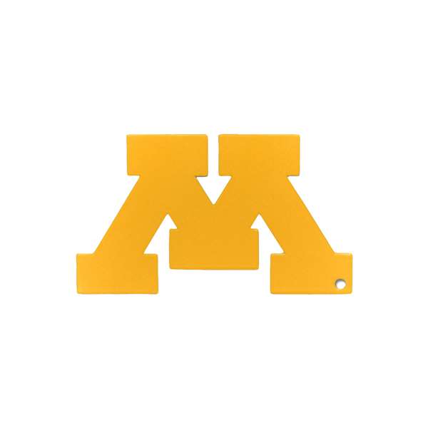 Minnesota Golden Gophers Laser Cut Logo Steel Magnet-Solid Yellow M