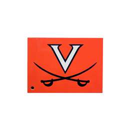 Virginia Cavaliers Laser Cut Logo Steel Magnet-Orange Logo   
