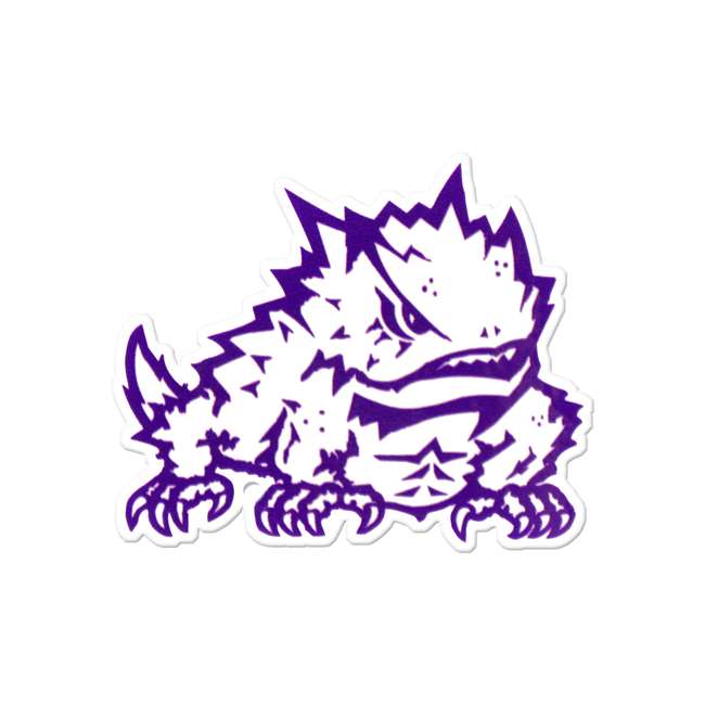 TCU Horned Frogs Laser Cut Logo Steel Magnet-Frog   