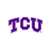 TCU Horned Frogs Laser Cut Logo Steel Magnet-Primary Word Mark   