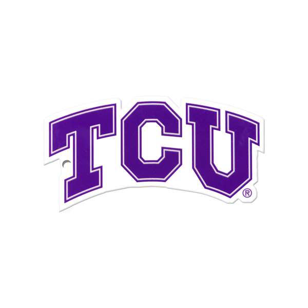 TCU Horned Frogs Laser Cut Logo Steel Magnet-Primary Word Mark   