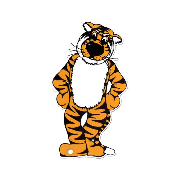 Missouri Tigers Laser Cut Logo Steel Magnet-Standing Mascot
