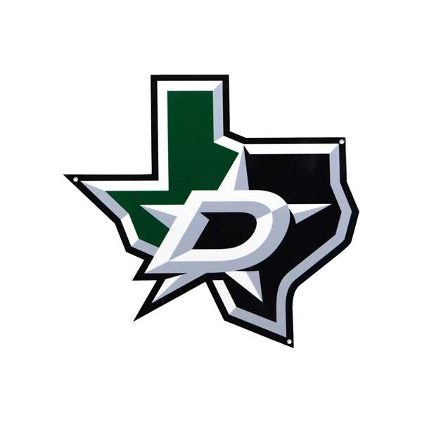 Dallas Stars Laser Cut Steel Logo Statement Size-Tertiary Mark