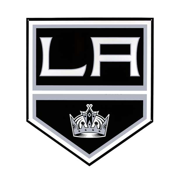 Los Angeles Kings Laser Cut Steel Logo Statement Size-Primary Logo   