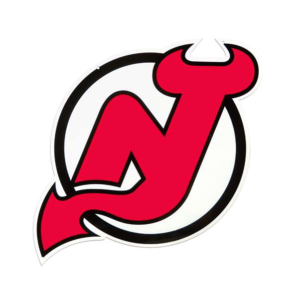 New Jersey Devils Laser Cut Steel Logo Statement Size-Primary Logo   