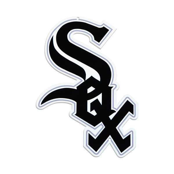 Chicago White Sox Laser Cut Steel Logo Spirit Size-Primary Logo   