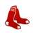 Boston Red Sox Laser Cut Steel Logo Spirit Size- Red Sox Stockings     