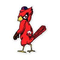 St Louis Cardinals Laser Cut Steel Logo Spirit Size-Angry Bird     