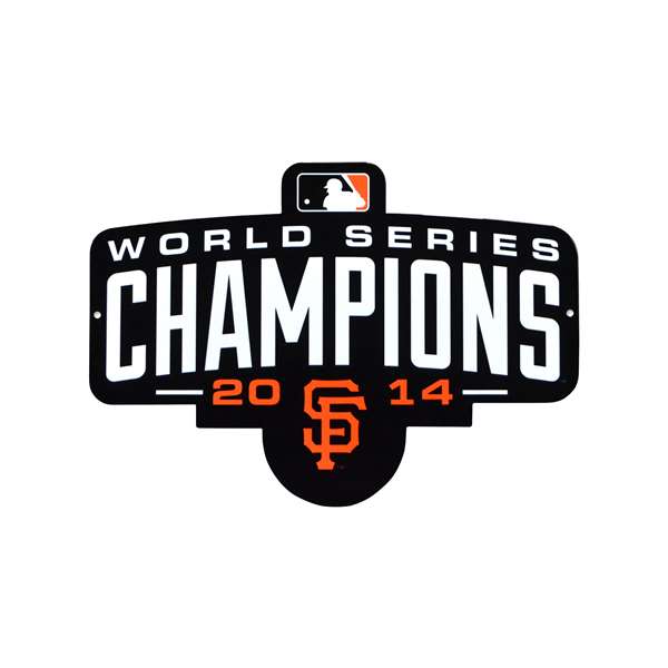 San Francisco Giants Laser Cut Steel Logo Spirit Size-WS 2014 Champions