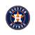 Houston Astros Laser Cut Steel Logo Spirit Size-Navy Circle Logo   