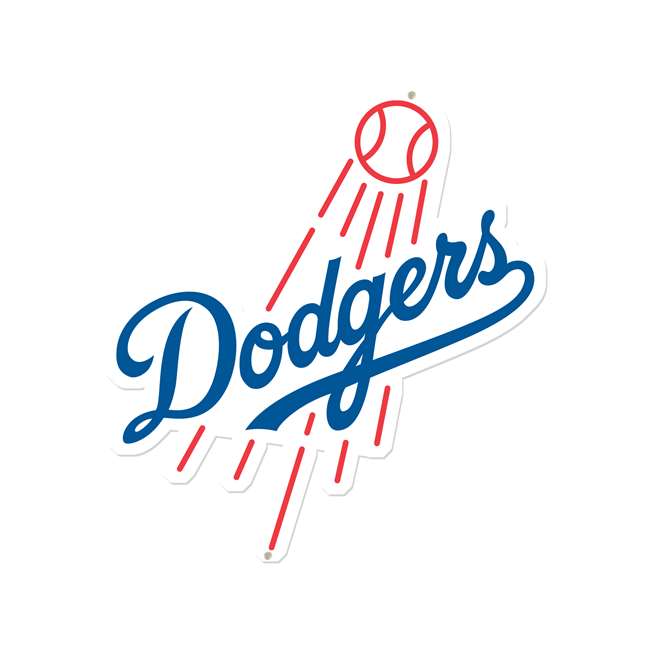 Los Angeles Dodgers Laser Cut Steel Logo Spirit Size-Primary Logo