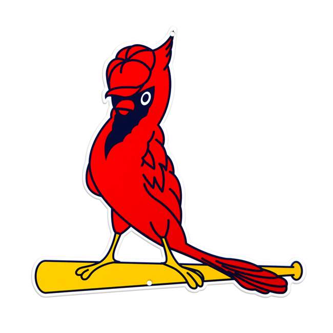 St Louis Cardinals Laser Cut Steel Logo Spirit Size-Clubhouse Bird