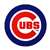 Chicago Cubs Laser Cut Steel Logo Statement Size-Primary Logo   