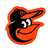 Baltimore Orioles Laser Cut Steel Logo Statement Size- Orioles Bird Head                                
