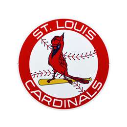 St Louis Cardinals Laser Cut Steel Logo Statement Size-1966 Logo   
