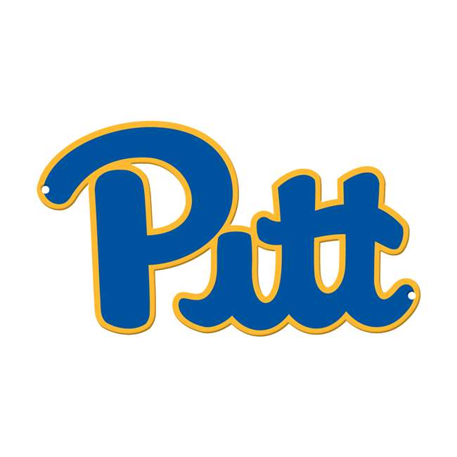 Pittsburgh Panthers Laser Cut Steel Logo Spirit Size-Primary Logo