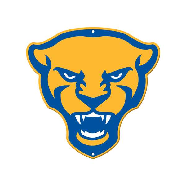 Pittsburgh Panthers Laser Cut Steel Logo Spirit Size-Panther Head   