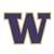 Washington Huskies Laser Cut Steel Logo Statement Size-Primary Logo   