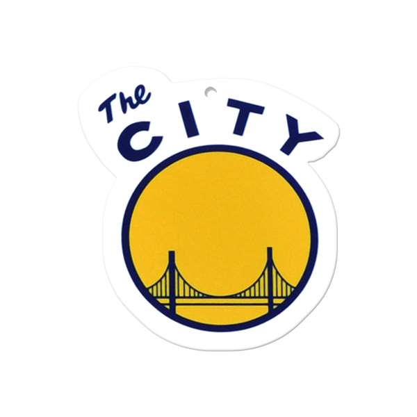 Golden State Warriors Laser Cut Logo Steel Magnet-The City