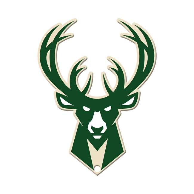 Milwaukee Bucks Laser Cut Logo Steel Magnet-Buckhead Logo