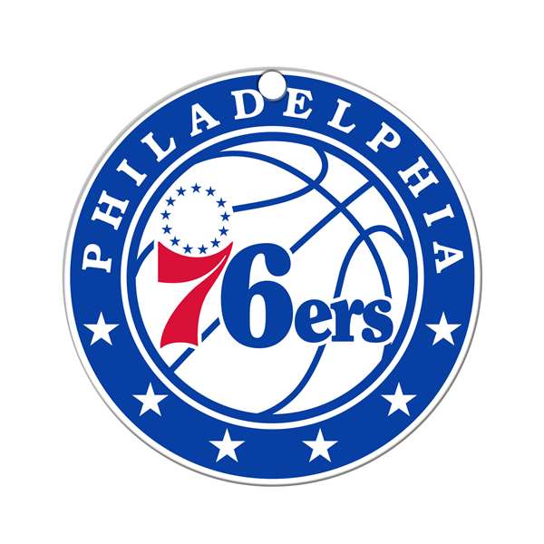Philadelphia 76ers Laser Cut Logo Steel Magnet-Primary Circle Logo   
