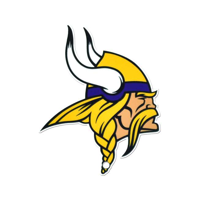 Minnesota Vikings Laser Cut Logo Steel Magnet-Primary Logo