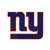 New York Giants Laser Cut Logo Steel Magnet-Primary Logo    