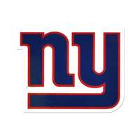 New York Giants Laser Cut Logo Steel Magnet-Primary Logo    