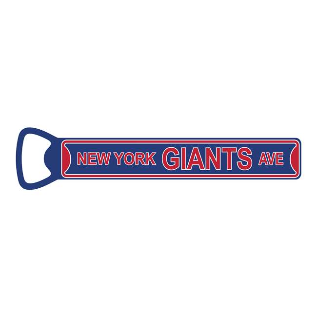 New York Giants  Steel Bottle Opener 7 Inch Magnet