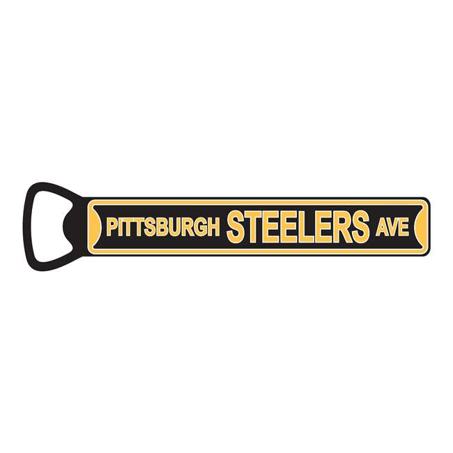 Pittsburgh Steelers  Steel Bottle Opener 7 Inch Magnet