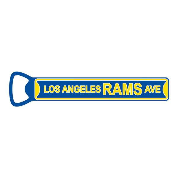 Los Angeles Rams  Steel Bottle Opener 7" Magnet   