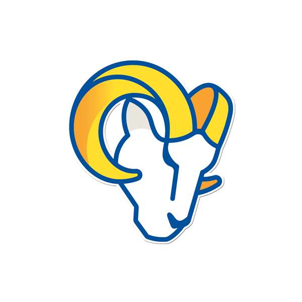 Los Angeles Rams Laser Cut Logo Steel Magnet-New Rams Head Logo   