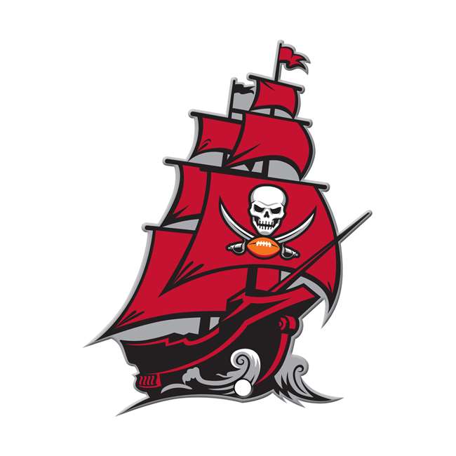 Tampa Bay Bucs Laser Cut Logo Steel Magnet-Pirate Ship Logo