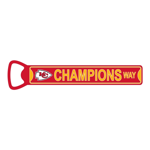 Kansas City Chiefs Super Bowl LVII Champions Steel Bottle Opener Super Manget 