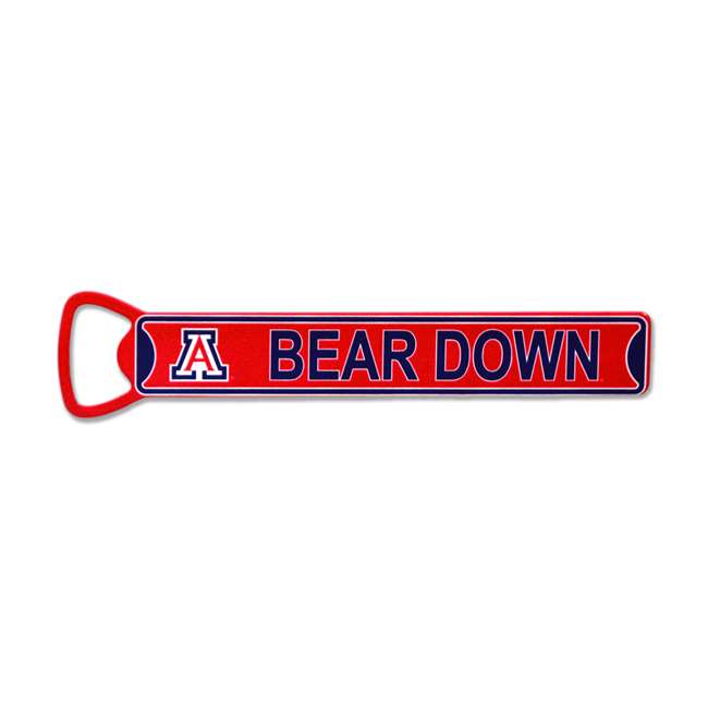 Arizona Wildcats Steel Bottle Opener 7 Inch Magnet