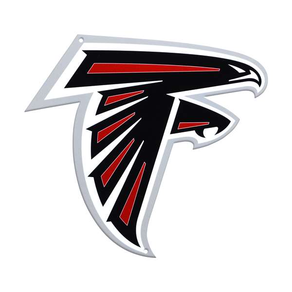 Atlanta Falcons Laser Cut Steel Logo Spirit Size-Primary Logo   